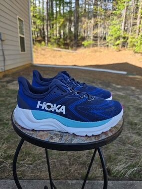 Hoka Arahi 8 1168691 MLLT Midnight Blue Running Shoes Women's Size 9 B Worn 1x
